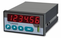 Indicador SSI duplo de 6 dígitos com saída analógica IA340