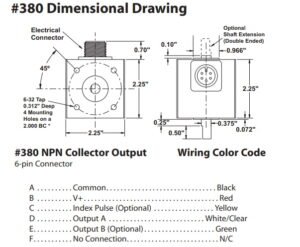 Desenho técnico 380 (dimensional)