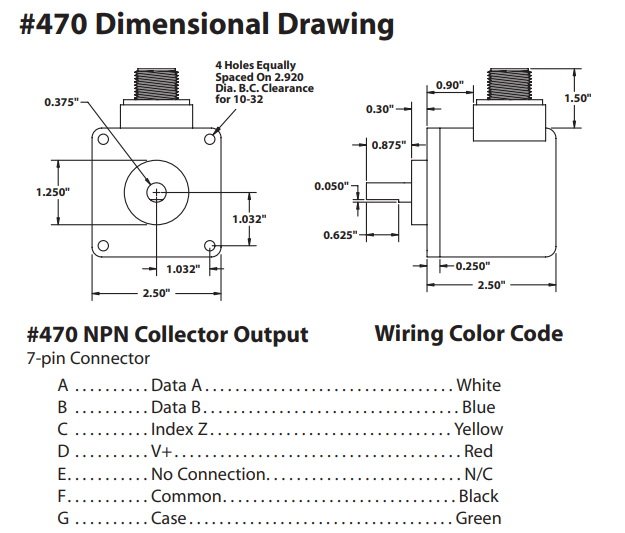 Desenho técnico 470 (dimensional)