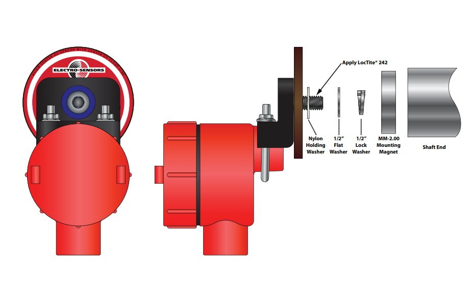 Desenho técnico FB420 (montagem magnética)