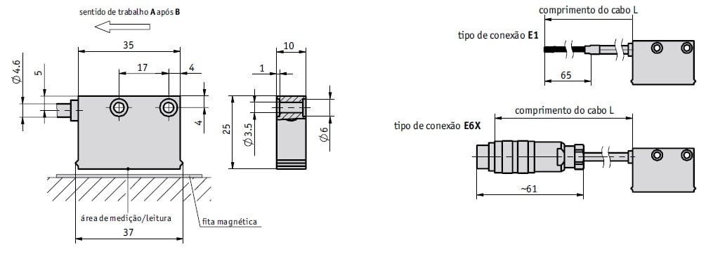 Desenho Técnico Do Sensor Magnético Msk400 1 Grunn Do Brasil 4346